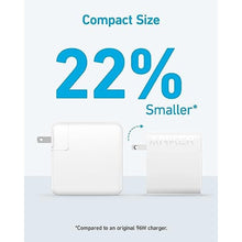 Load image into Gallery viewer, Anker Laptop Charger, Compact Foldable 100W USB C Charger with 5FT Cable, ArcticWhite_1074