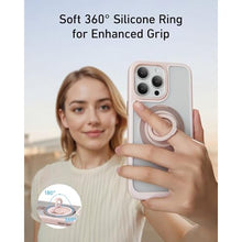 Load image into Gallery viewer, Anker Magnetic Ring Stand for iPhone 13/14 Case, Silicone Finger Ring Grip Stand Holder, Military Grade Drop Tested, Compatible with MagSafe, Built in Kickstand, Soft Edge Anti-Fingerprint, Black_2161