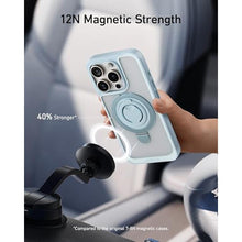 Load image into Gallery viewer, Anker Magnetic Ring Stand for iPhone 13/14 Case, Silicone Finger Ring Grip Stand Holder, Military Grade Drop Tested, Compatible with MagSafe, Built in Kickstand, Soft Edge Anti-Fingerprint, Black_2162