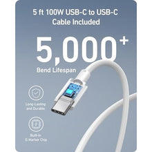 Load image into Gallery viewer, Anker Nano 100W MacBook Charger, 3-Port Fast Compact GaN USB Charger Block, white_204