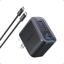 Load image into Gallery viewer, Anker Nano 70W Max 3-Port Fast Charger USB C, Type C Charger Fast Charging, Black_1