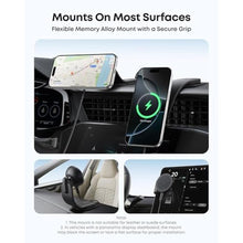 Load image into Gallery viewer, Anker Nano Magnetic 15W Car Charger with Alloy Bracket Wireless, Black_425