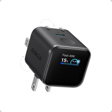 Load image into Gallery viewer, Anker Nano Smart Display Charger, 45W Max Fast Charger USB C for iPhone 17, Black_1