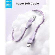 Load image into Gallery viewer, Anker Nano USB A to USB C Cable, CarPlay USB to USB C Cable (6 ft, Violet)_1718