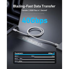 Load image into Gallery viewer, Anker Prime Thunderbolt 4 Cable, 3.3ft USB-C to USB-C Cable, 240W Charging, White_234