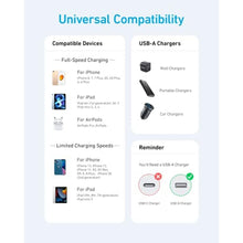 Load image into Gallery viewer, Anker USB A to Lightning Cable, MFi-Certified (1-Pack, 3.3 ft, Blue)_970