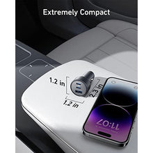 Load image into Gallery viewer, Anker USB-C Car Charger, iPhone 17 Car Charger, 67W 3-Port Compact Fast Charger, 535 Car Adapter with PIQ 3.0 for iPhone 17/16/15/14 Series, Galaxy S25/24/23, MacBook, iPad, and More (Cable Included), Black_2086