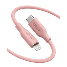 Load image into Gallery viewer, Anker USB C to Lightning Cable, MFi-Certified (6 ft, Cloud White), Pink_1