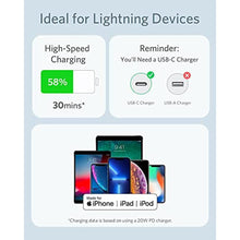 Load image into Gallery viewer, Anker USB C to Lightning Cable, MFi-Certified (6 ft, Cloud White), Blue_960