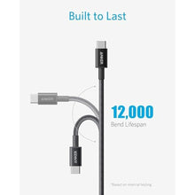 Load image into Gallery viewer, Anker USB C to USB C Cable, 100W Fast Charging Cable (3-Pack, 6 ft, Black)_1121