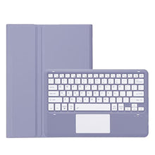 Load image into Gallery viewer, AnMengXinLing for Samsung Tab S8+/S8 Plus/S7 FE / S7 Plus Keyboard Case- Touchpad Detachable with S Pen Holder Cover 12.4 inch Galaxy S8 2022/ 2021/ S7+ 2020 Tablet,Purple_519