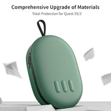 Load image into Gallery viewer, annapro Carrying Case for Meta Quest 3/Quest 3S/3S Xbox Edition/Vision Pro 2, Compatible with Battery Elite Strap, Controllers Accessories, Hard Shell Case and Superior Protection for Travel, Green, DarkNightGreen_8338