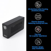 Load image into Gallery viewer, ANQUORA Thunderbolt 3 to PCIe Card Dock with one PCIe 3.0 x16 Slot Input, External Enclosure for PCI-E Card for Laptop/Desktop, Aluminum Alloy Housing, Compatible with NVIDIA P600/P620/T1000 (TD1s)_599