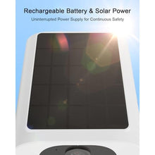 Load image into Gallery viewer, ANRAN 2K Security Cameras Wireless Outdoor Integrated Solar Panel, 2 Pack, CPackWhite_1283
