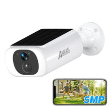 Load image into Gallery viewer, ANRAN 5MP Solar Security Cameras Wireless Outdoor, Solar & Battery Powered, MPWhite_1