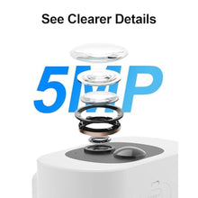 Load image into Gallery viewer, ANRAN 5MP Solar Security Cameras Wireless Outdoor, Solar & Battery Powered, MPWhite_1308