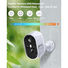 Load image into Gallery viewer, ANRAN Security Cameras Wireless Outdoor,2K Battery Powered Indoor Camera, BatteryCameraMP_344
