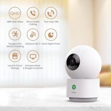 Load image into Gallery viewer, aosu 4MP Indoor Security Camera - Baby & Pet Monitoring with 5/2.4 GHz WiFi_1284