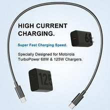 Load image into Gallery viewer, APETOO for Motorola 125W TurboPower Fast Charger Cable, 3.3ft USB-C to USB-C Cable Super Fast Charging Cord with Data 2.0 for Motorola Moto G Stylus/Power/Play/5G, Razr+, Razr, Edge, Edge+, Black_954