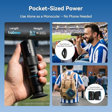Load image into Gallery viewer, APEXEL 10X Tele-Macro Pro Dual Lens 2-in-1 for iPhone, Black_243