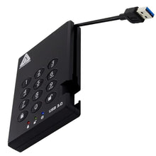 Load image into Gallery viewer, Apricorn 1TB Aegis Padlock USB 3.0 256-bit AES XTS Hardware Encrypted Portable External Hard Drive (A25-3PL256-1000), Multicolor_8669