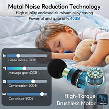 Load image into Gallery viewer, arboleaf Massage Gun Deep Tissue, Full-Metal Electric Portable Hand Held Massager Gun with Case for Back, Body Sore Muscles, Pain Relief, Office, Home, Athletes, MediumGray_4499