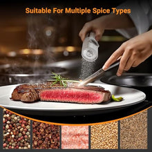 Load image into Gallery viewer, Arcselong Electric Salt And Pepper Grinder Set Stainless Steel Top With Type-C Rechargeable Base, No Battery, StainlessSteelWhite_5119