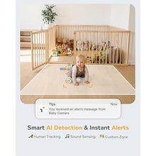 Load image into Gallery viewer, ARENTI Baby Monitor A4 Kit, 2.5K 5G WiFi, 360-Color RGB Night Light,SD Slot, Cream_622