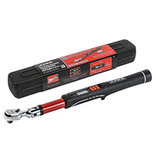 Load image into Gallery viewer, ARES 43007-3/8-Inch Drive Flex Head Electronic Digital Torque and Torque Angle Wrench - 10-100 ft/lbs (13.5-135Nm) - Reversible Sealed Head - Multi-Alert Prevents Over-Torquing, Black_1