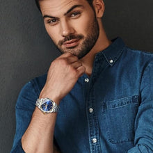 Load image into Gallery viewer, Aroncent Valentines Couple Pair Watches: 2Pcs His and Hers Watches Stainless Steel Waterproof Quartz Analog Wrist Watch - Gifts Set for Lovers Men Women - Style 4_645
