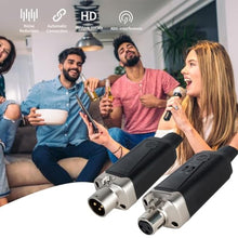 Load image into Gallery viewer, Arvitek Wireless XLR Microphone Transmitter & Receiver, UHF Wireless Mic System, 16 Channels XLR Mic Adapter for Dynamic Microphone, Audio Mixer, Electric Guitar Bass, 48V Phantom Power, 250ft Range, Black_382