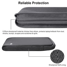 Load image into Gallery viewer, ARVOK 15 15.6 16 inch Laptop Sleeve Ultra-Thin Case MacBook pro 16 inch Sleeve Water-Resistant Notebook Computer Pocket Tablet Briefcase Carrying Bag/Pouch Skin Cover for HP/Dell/Lenovo/Asus/Acer Gray_864