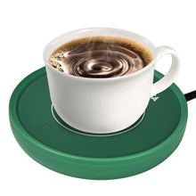 Load image into Gallery viewer, ASAMASA Smart Coffee mug Warmer, Candle WarmerWith Gravity Switch Auto Shut-On/Off, Keep the drink at a pleasant t temperature, Safely and evenly release the aroma Without a Flame, A thoughtful gift., GreenGravity_1