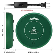 Load image into Gallery viewer, ASAMASA Smart Coffee mug Warmer, Candle WarmerWith Gravity Switch Auto Shut-On/Off, Keep the drink at a pleasant t temperature, Safely and evenly release the aroma Without a Flame, A thoughtful gift._449