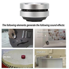 Load image into Gallery viewer, ASHATA Bluetooth Bone Conduction Speaker, Stereo Magnetic Speaker, DIY Sound Experience Such as Luggage, Guitars, Wooden Tables (Silver)_542
