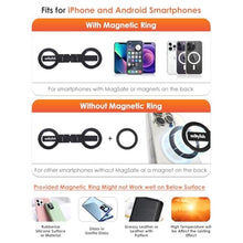 Load image into Gallery viewer, asStylish Twins Carry: Magnetic Dual-Phone Holder for iPhone & Android | Lightweight Solution for Professionals, Travelers & Gamers | Manage 2 Mobile Phones for Work, Personal Use (Black, General)_1510
