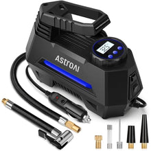 Load image into Gallery viewer, AstroAI AIRUN H Tire Inflator Portable Air Compressor,Fast Inflation Electric Air Pump for Car Tires-Car Accessories,9.8Ft Cord-12VDC-Powered Auto Shut-Off with Digital Pressure Gauge,LED Light,Blue_1