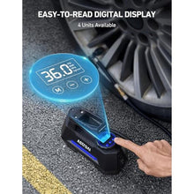 Load image into Gallery viewer, AstroAI AIRUN H Tire Inflator Portable Air Compressor,Fast Inflation Electric Air Pump for Car Tires-Car Accessories,9.8Ft Cord-12VDC-Powered Auto Shut-Off with Digital Pressure Gauge,LED Light,Blue_164