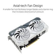 Load image into Gallery viewer, ASUS Dual GeForce RTX 4060 Ti White Edition 8GB GDDR6 (PCIe 4.0, 8GB GDDR6, DLSS 3, HDMI 2.1, DisplayPort 1.4a, Axial-tech Fan Design, 0dB Technology), 3 Year Warranty_1156
