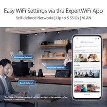 Load image into Gallery viewer, ASUS ExpertWiFi EBA63 AX3000 Dual-Band WiFi 6 (802.11ax) PoE Access Point, Support up to 5 SSIDs and VLAN, Self-Defined Network, Support PoE & PoE+, Easy Management app, AiMesh Compatible, WHITE_905