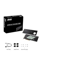 Load image into Gallery viewer, ASUS Hyper M.2 x16 Gen5 Card (PCIe 5.0/4.0) Supports Four NVMe M.2 (2242/2260/2280/22110) Devices up to 512 Gbps for AMD and Intel Platform RAID Functions., GenPCIe_35
