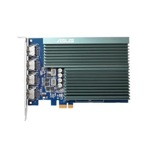 Load image into Gallery viewer, ASUS NVIDIA GeForce GT 730 Graphics Card (PCIe 2.0, 2GB GDDR5 Memory, 4X HDMI Ports, Single-Slot Design, Passive Cooling), GTGxHDMI_516