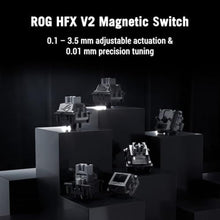 Load image into Gallery viewer, ASUS ROG Azoth 96 HE Wireless Hall Effect Gaming Keyboard, PBT Keycaps, Black_659