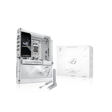 Load image into Gallery viewer, ASUS ROG Crosshair X870E Glacial AM5 E-ATX Motherboard, DDR5, DIMM Fit, WiFi 7, PCIe 5.0, 7X M.2, 2X 10Gb LAN, 5 LCD, AIO Q-Connector, AI Cache Boost, SILVER_1