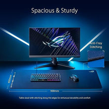 Load image into Gallery viewer, ASUS ROG Hone Ace XXL Gaming Mouse Pad 35.4 x 15.7", (XXL Size), Extra-Cushioning, Table-Sized for Wide, Smooth Glide and Control, Water/Oil/Dust-Resistant, Extra-Soft Non-Slip Rubber Base - Black_397