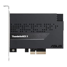 Load image into Gallery viewer, ASUS ThunderboltEX 5 Expansion Card Dual Thunderbolt 5 USB-C Ports, 120Gbps Bandwidth, DisplayPort 2.1, PCIe 4.0 x4, USB4, Compatible for Intel 800 Series Motherboards, BLACK_426