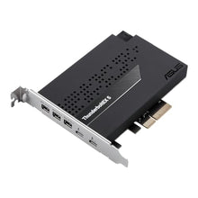 Load image into Gallery viewer, ASUS ThunderboltEX 5 Expansion Card Dual Thunderbolt 5 USB-C Ports, 120Gbps Bandwidth, DisplayPort 2.1, PCIe 4.0 x4, USB4, Compatible for Intel 800 Series Motherboards, BLACK_427