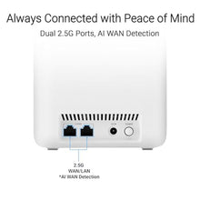 Load image into Gallery viewer, ASUS ZenWiFi BD5 WiFi 7 Mesh Router - 6,800 sq. ft., 5Gbps (3 Pack), WHITE_461