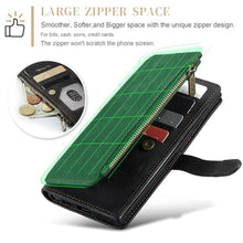 Load image into Gallery viewer, Asuwish Phone Case for Samsung Galaxy S24 Ultra 5G Wallet Cover and Tempered Glass Screen Protector Leather Flip Credit Card Holder Stand TPU Cell Accessories S24Ultra 24S S 24 24Ultra Women Men Black_1281