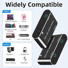 Load image into Gallery viewer, Audio Switch 3.5mm Bi-Direction Switch,Stereo Audio Switcher 2 in 1/1 in 2 Out,A udio Swit ch Headphone Manual Selector Splitter for Phone PC Laptop Headphone(Black)_705